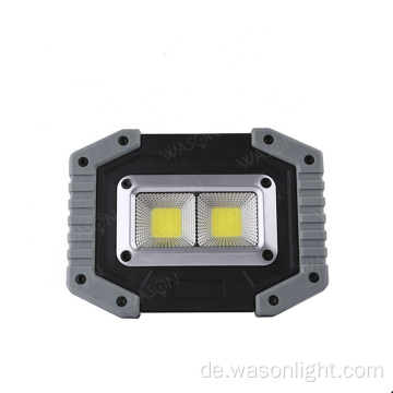 20W COB Super hell leistungsstarke leistungsstarke drahtlose wiederaufladbare tragbare wasserdichte LED -Notlicht im Freien mit LED mit